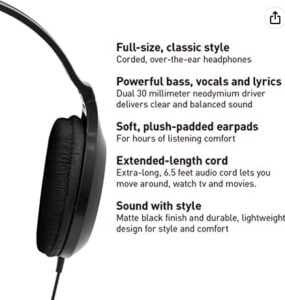 Panasonic Headphones HT161-K: Best Gaming Headset Without Mic